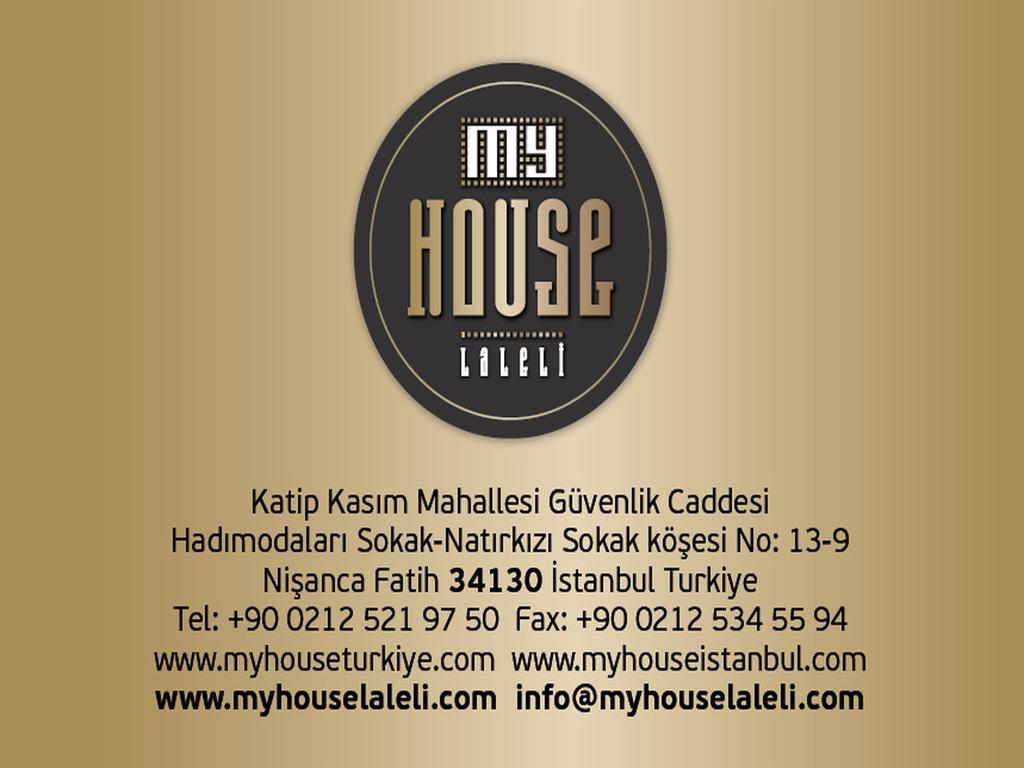 My House Laleli Hotel Истанбул Екстериор снимка